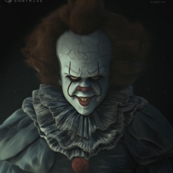Pennywise –Halloween – CG Character by Surajit Sen