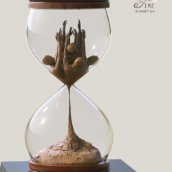 Time – Digital Sculpture by Surajit Sen